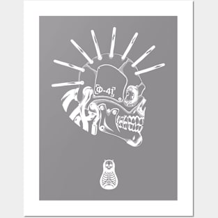 CyberSkull0.3+logo Posters and Art